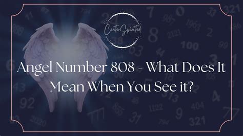 Angel Number 808: What It Means & What You Should Do About。